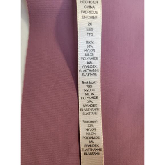 Rhonda Shear Wire Free Bra Purple Camo Full Coverage Molded Cup Padded Size 2X - Picture 4 of 10